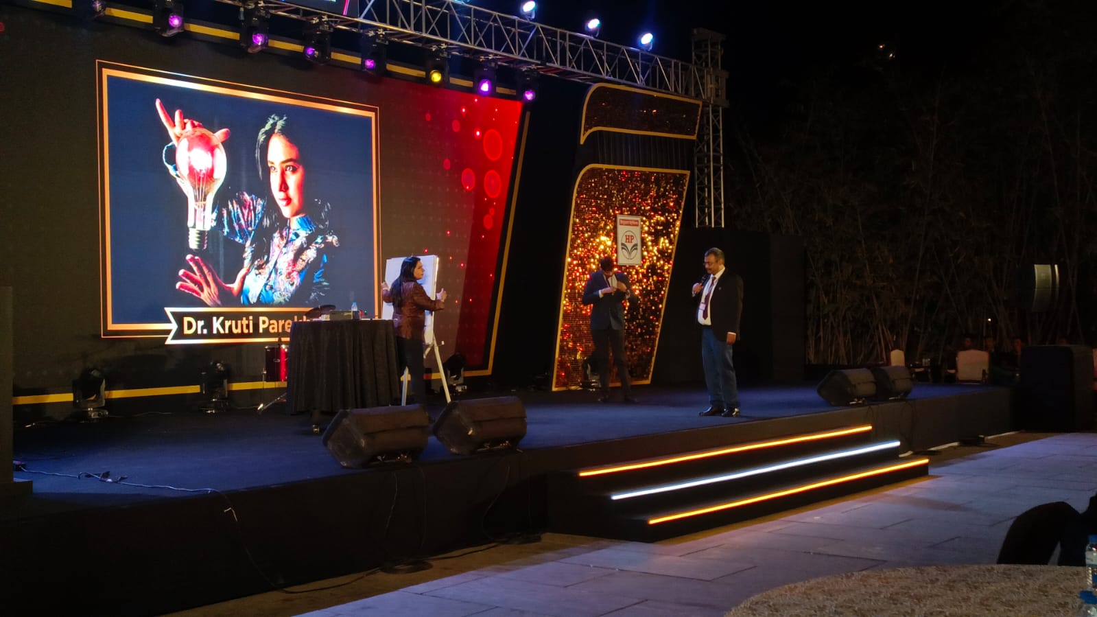 Dr. Kruti Parekh on Stage