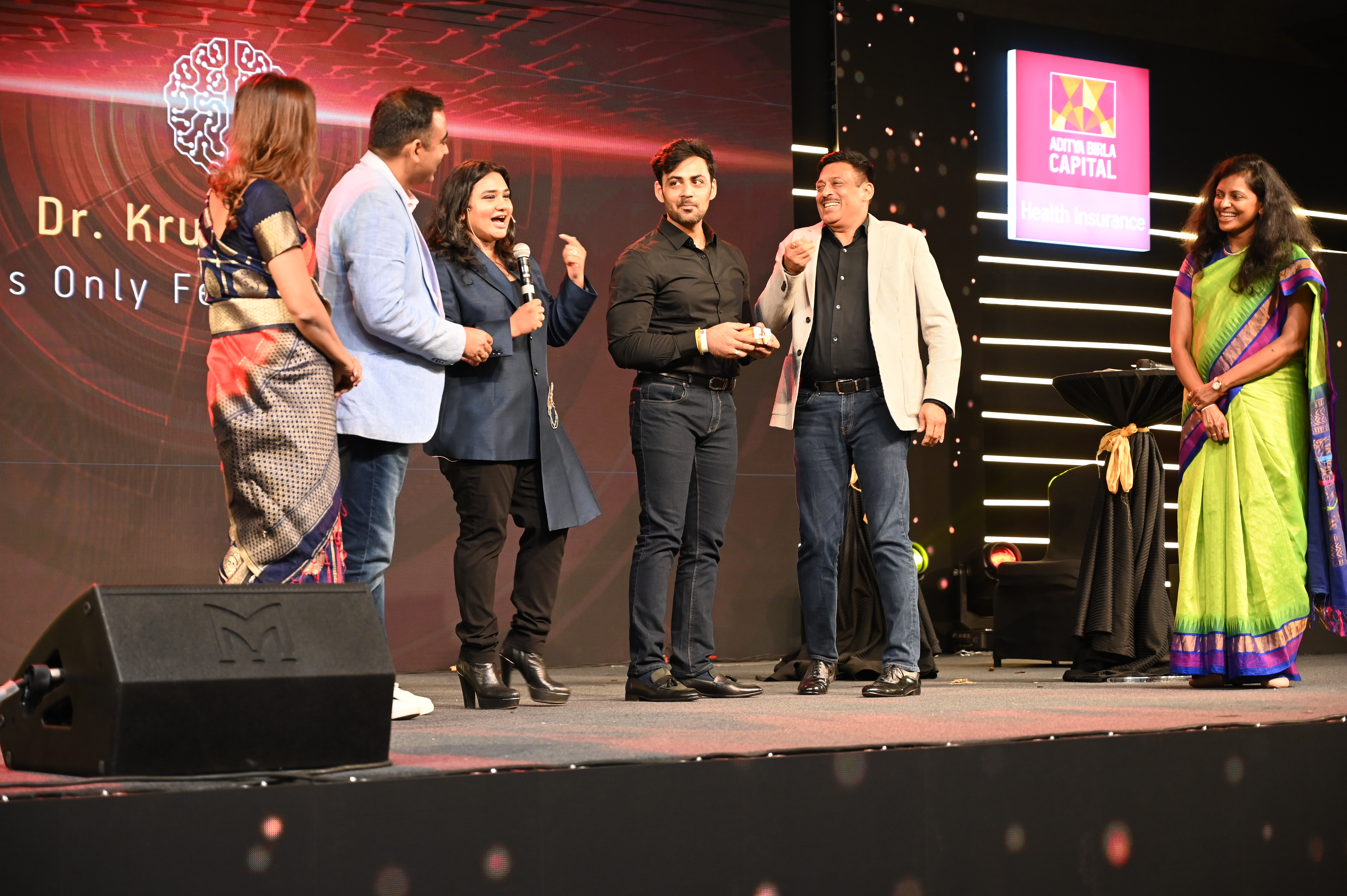 Dr. Kruti Parekh on Stage